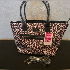 NWT Trina Turk Leopard Tote